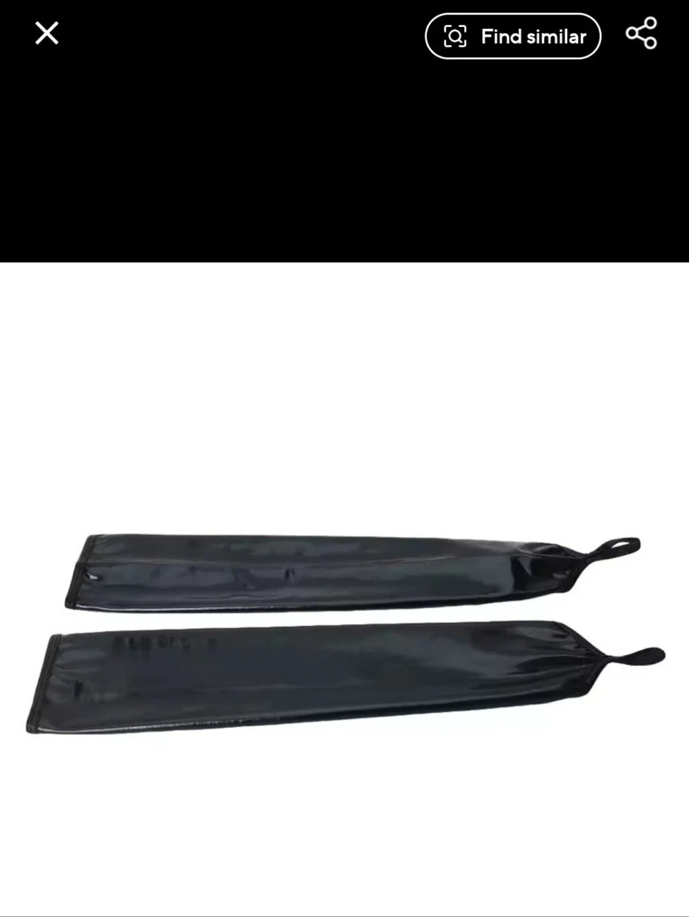 nwot Patent Stretchy Fingerless Long Gloves
